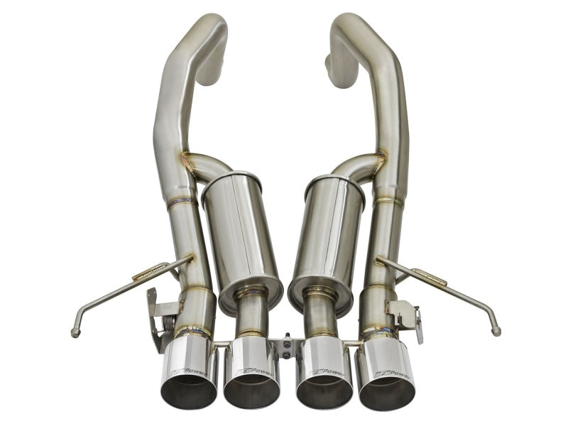 AFE 49-34082-P rce XP 3in-2 1/2in Axle Back 304SS Exhaust w/ Polished Tips 15-1