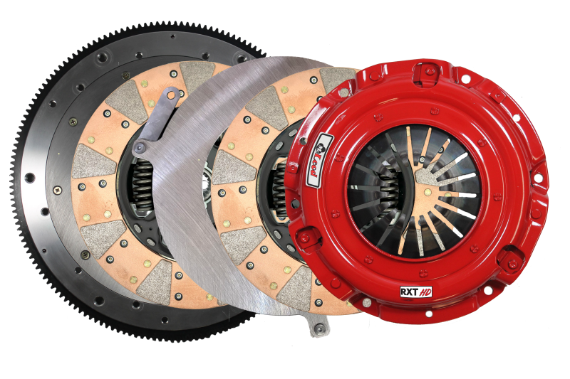 McLeod Racing 6339807HD McLeod RXT 1200 Twin Disc Clutch Kit 24-25 fits Mustang GT w/Aluminum Flywheel (Calmer Mod. Trans Only)