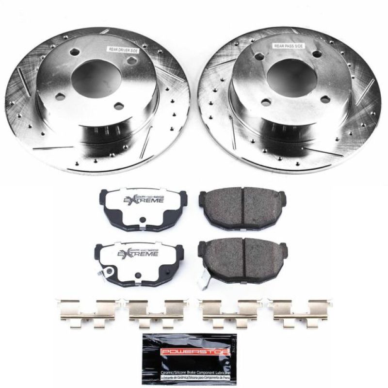 PowerStop K659-26 89-98 fits Nissan 240SX Rear Z26 Street Warrior Brake Kit