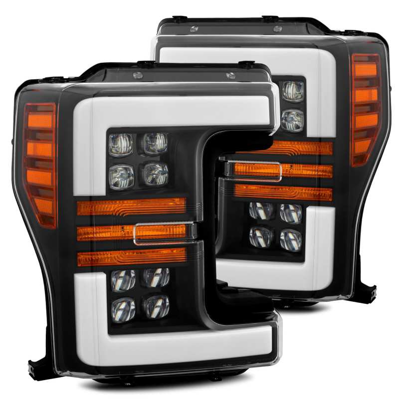 AlphaRex 880102 fits Ford 17-19 F-250 SD NOVA LED Proj Headlights Plank Style M