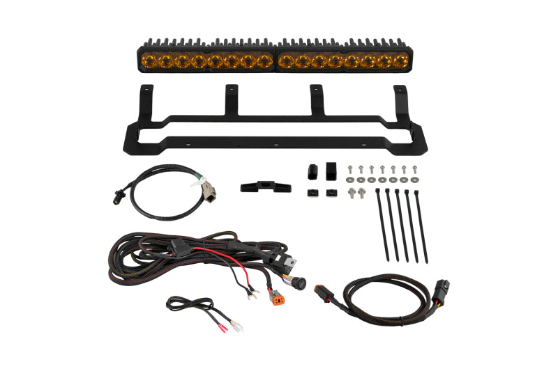Diode Dynamics DD8739 4Runner 2025 TRD Pro Grille SS20 Pro Yellow Driving