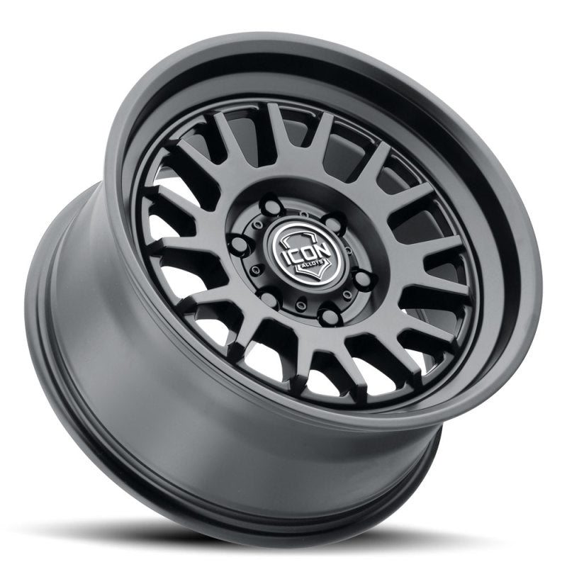 ICON 8217856350SB Anza 17x8.5 6x135 +6mm Offset 5in BS 87.1mm Hub Bore Satin Black Wheel