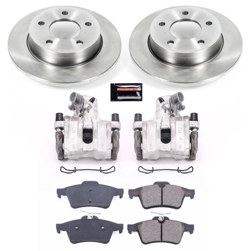PowerStop KCOE123 fits Mazda 06-13 3 Rear Autospecialty Brake Kit w/Calipers