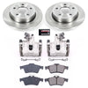 PowerStop KCOE123 fits Mazda 06-13 3 Rear Autospecialty Brake Kit w/Calipers