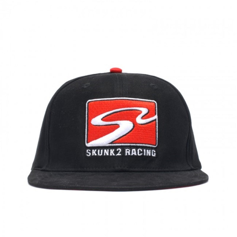 Skunk2 Racing 731-99-1502 Skunk2 Team Baseball Cap Racetrack Logo (Black) - L/XL