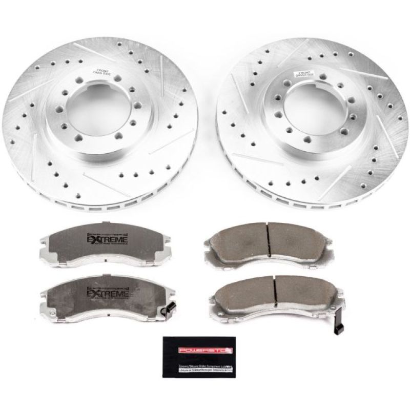 PowerStop K4981 26 91 fits Mitsubishi Montero Front Z26 Street Warrior Brake Kit