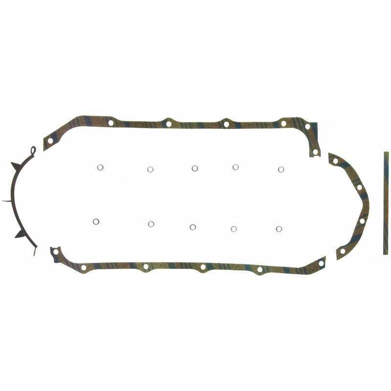 Fel-Pro OS30191C3 fits Pontiac Firebird OS 30191 C-3 Engine Oil Pan Gasket Set Blue Stripe cork-rubber