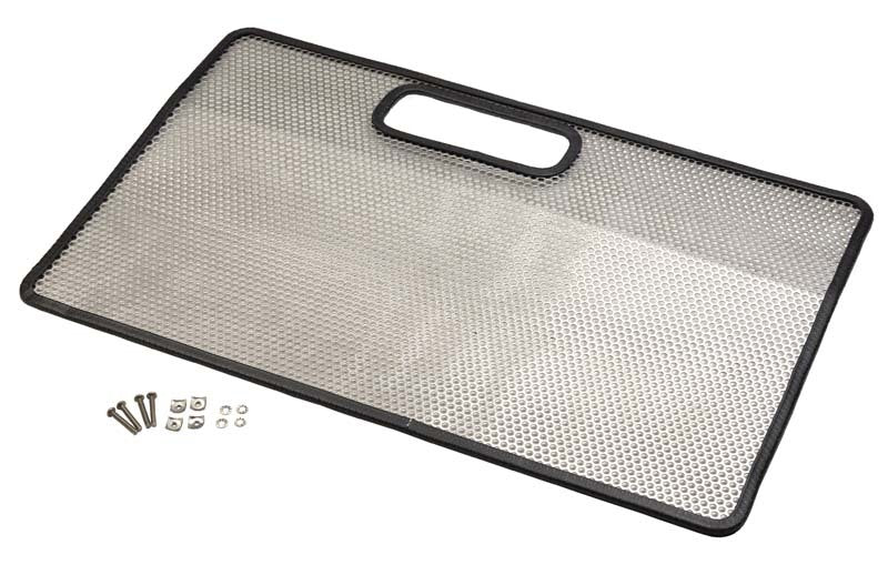 Kentrol 30490 1997 fits Jeep Wrangler TJ Bug Shield - Polished Silver
