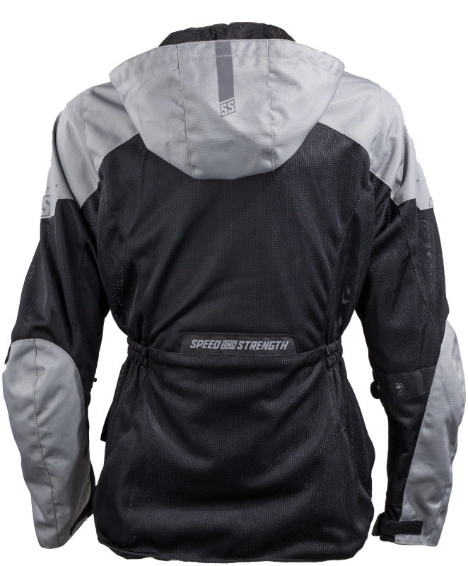 Speed and Strength 609922 Starstruck Mesh Jacket Grey/Black Womens - XL