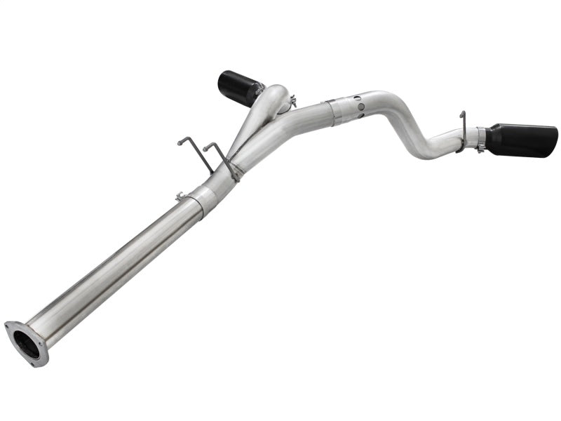 AFE 49-03065-B Exhaust 4in DPF-Back Al Steel 11-14 fits Ford Diesel Trucks V8-6