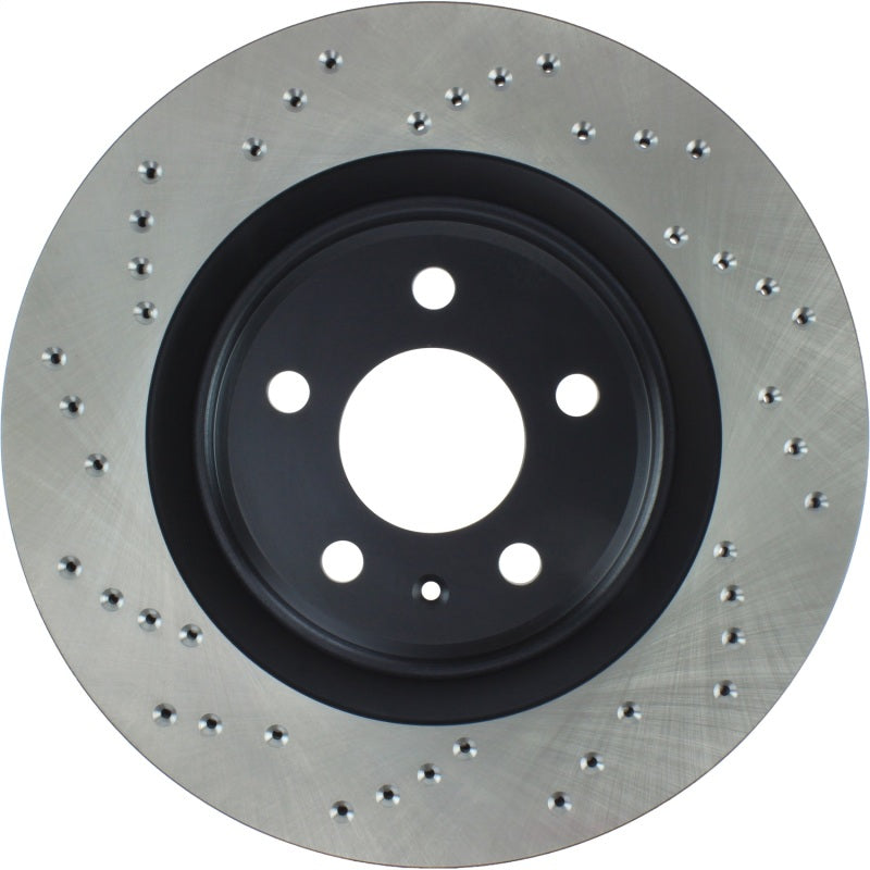 Stoptech 128.33137CR 12 Audi A6 Quattro/11-12 A7 Quattro/13 Q5/7-11/13 S4/12 S5 Rear Right Drilled Cryo Rotor