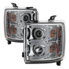 Spyder 5081049 fits Chevy 14-16 Silverado 20 2500 HD Projector Headlights Light