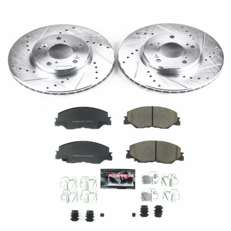 PowerStop K8318 2019 fits Honda Insight Front Z23 Evolution Sport Brake Kit