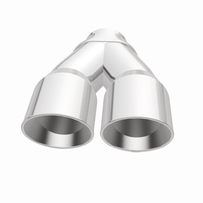 MagnaFlow 35226 Double Wall 3in Dual Round Polished Tip 2.25in Inlet