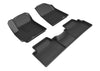 3D MAXpider 2007-2013 fits Jeep Wrangler JK Unlimited Kagu 2nd Row Floormats -