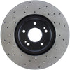 Stoptech 128.46064L 03-06 Mitsubishi Lancer Evo AWD Drilled Left Front Rotor
