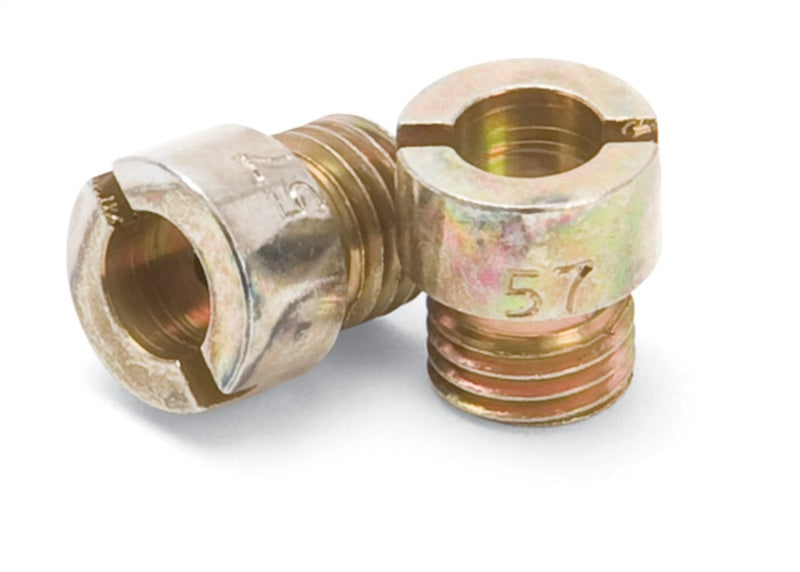 Edelbrock 12457 Standard Main Jets 1/4-32 Thread Jet 57 Size-0 056In Quantity-2