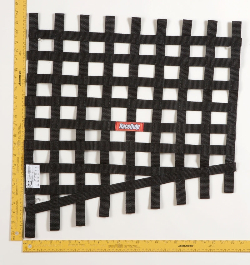 Racequip 729005 Black Drag 24 To 18 X 23 SFI Rib Net