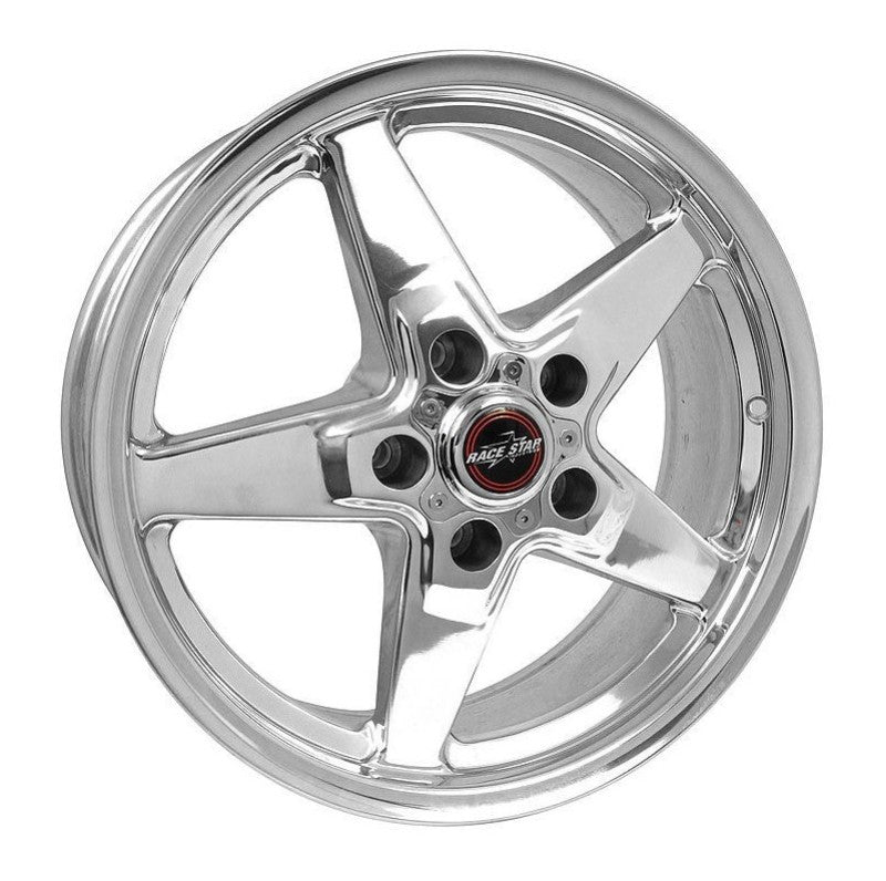 Race Star 92-770249DP 92 Drag Star 17x7.00 5x4.75bc 4.88bs Direct Drill Polished Wheel