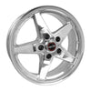 Race Star 92-770249DP 92 Drag Star 17x7.00 5x4.75bc 4.88bs Direct Drill Polished Wheel