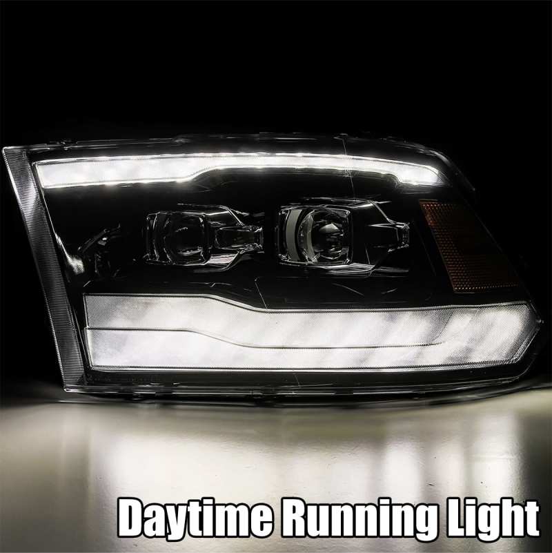 AlphaRex 880598 fits Dodge 09-18 Ram 1500HD PRO-Series Projector Headlights Pla