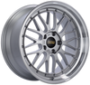 BBS LM463DSPK fits LM 19x9.5 5x112 ET23 Diamond Silver Center Diamond Cut Lip Wheel - 82mm PFS/Clip Required