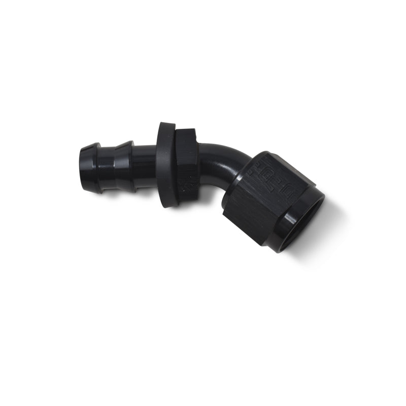 Russell 624073 Performance -4 AN Twist-Lok 45 Degree Hose End (Black)