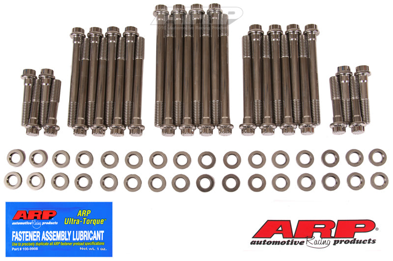 ARP 435-3703 Big Block fits Chevy With Dart Heads 12pt Head Bolt Kit - Stainles