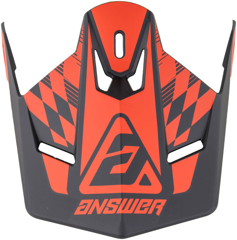 Answer 442934 AR1 Sweep Visor Black/Red Youth