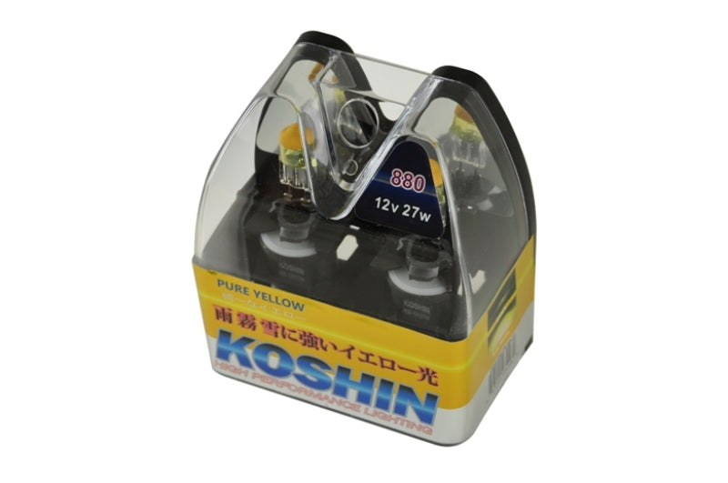 5032980 Xtune Koshin 880 Hyper Yellow Halogen Light Bulbs 12V 27W LB-KO-YELLOW