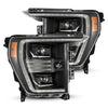 AlphaRex 880293 fits Ford 21-22 F150 PRO-Series Projector headlights Black w/Ac