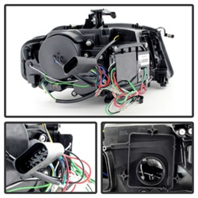 Spyder 5080752 fits Audi 09-12 A4 Projector Headlights Xenon/HID Model Only - D