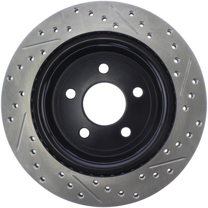 Stoptech 127.62117R Slotted & Drilled Sport Brake Rotor