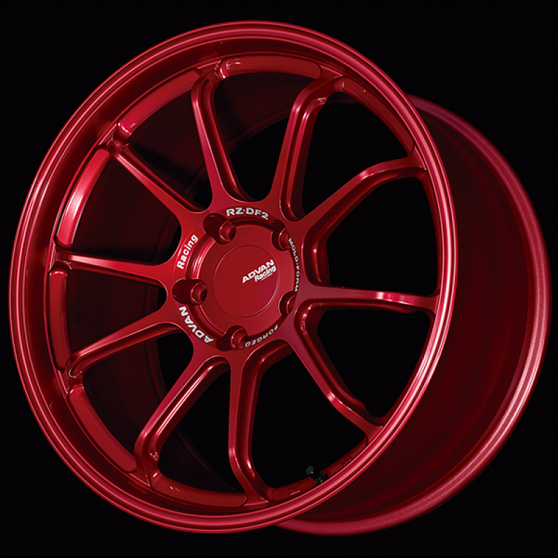 Advan YAF0K40PCR RZ-DF2 for fits Porsche 20x10.0 / +40 Offset / 5x130 / 71.6mm Bore / Racing Candy Red