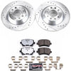 PowerStop K4625-26 05-11 fits Audi A6 Rear Z26 Street Warrior Brake Kit