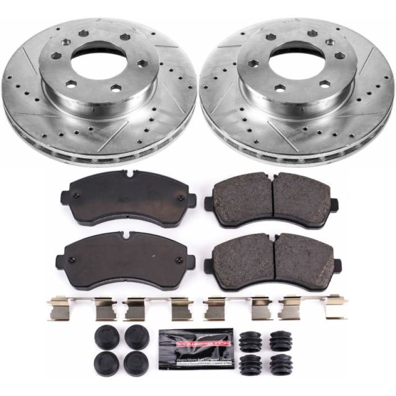 PowerStop fits Dodge 07-09 Sprinter 3500 Front Z23 Evolution Sport Brake Kit