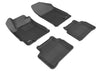 3D MAXpider 2014-2015 fits Kia Sorento 7-Seats Kagu 3rd Row Floormats - Black