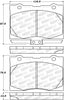 StopTech 308.1091 Performance fits Acura 05-12 RL Front Brake Pads