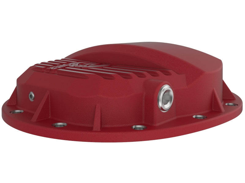 AFE 46-71140R ries GMCH 9.5 Rear Diff Cover Red w/ Machined Fins 19-20 fits GM
