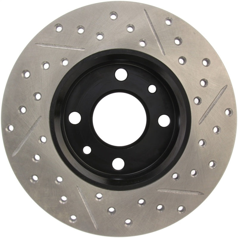 Stoptech 127.04001R Slotted & Drilled Sport Brake Rotor