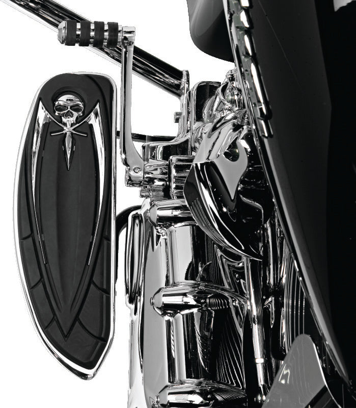Kuryakyn 4588 Kuryakyn Floorboard Relocator Brackets 17-23 Touring Chrome