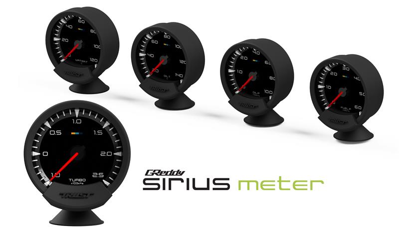 GReddy 16001720 Sirius Vision Display (Turbo / Press / Temp / Voltage) 68mm Clea