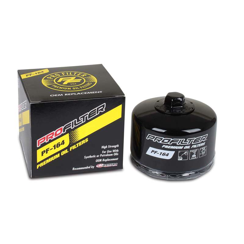 ProFilter PF-164 fits BMW/Kymco Spin-On Black Various Performance Oil Filter
