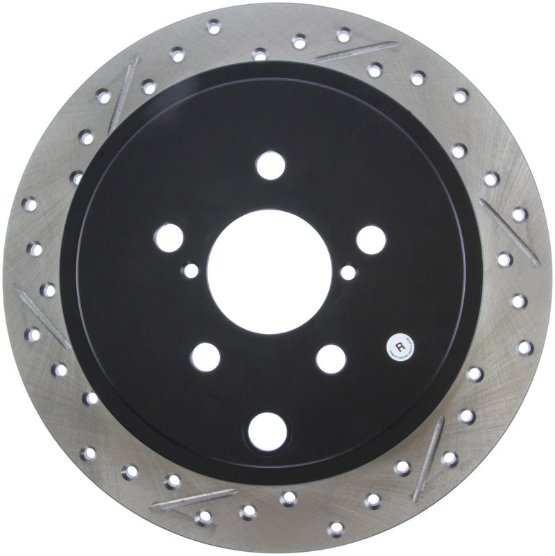 Stoptech 127.47029R 08-10 fits Impreza WRX (Exc STi)/08-10 Impreza Coupe/Sedan Slotted & Drilled Right Rear Rotor