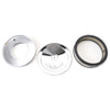 Edelbrock 1208 Air Cleaner Pro-Flo Series Round Steel Top Paper Element 10In Dia X 3 5In Chrome