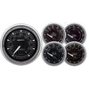 AutoMeter 9708 AutoMeter Chrono 3-3/8in & 2-1/16in Gauge Kit (5pc) w/Electric Speedometer - Chrome