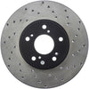 Stoptech 128.40046L 99-08 fits Acura TL (STD Caliber) / 01-03 CL / 04-09 TSX Cross Drilled Left Front Rotor