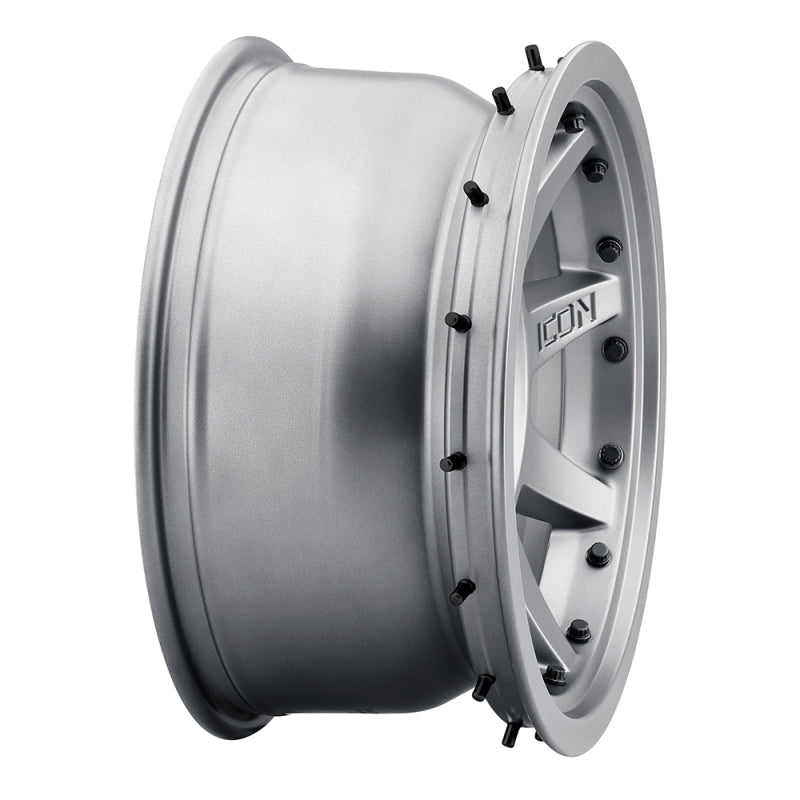 ICON 21817856350TT Rebound Pro 17x8.5 6x135 6mm Offset 5in BS 87.1mm Bore Titanium Wheel