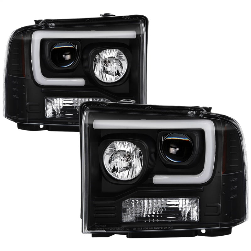 Spyder 5084507 fits Ford 05-07 F250/350/450 Projector Headlights - Light Bar DR