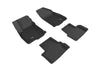 3D MAXpider 2006-2011 fits Honda Civic Coupe Classic 2nd Row Floormats - Black